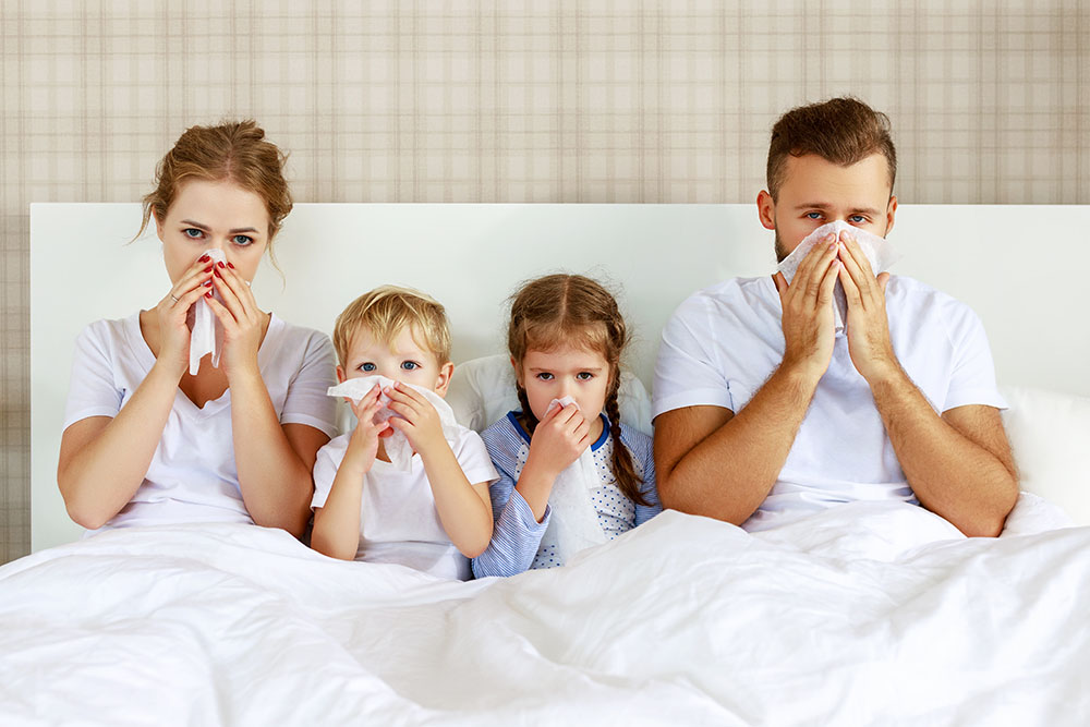 Colds and Flu in the Family Household